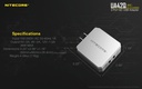 Battery Charger: Nitecore UA42Q, 2-Port Quick Charge USB Adapter, 36W