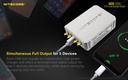 Battery Charger: Nitecore UA55, 5-Port USB Desktop Adapter, 50W