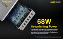 Battery Charger: Nitecore UA66Q, 6-Port Quick Charge USB Adapter, 68W