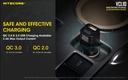 Battery Charger: Nitecore VCL10, Multifunctional Vehicle Gadget: Vehicle charger, Glass Breaker, Emergency Light, Warning Light