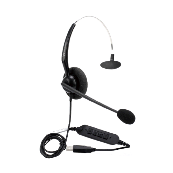 Headset: VT 2000NC Operator Headset, with QD to USB converter