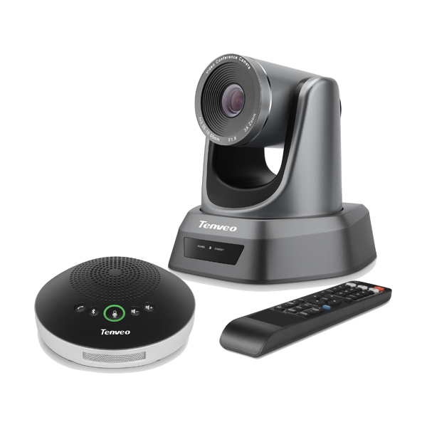 Tenveo: NV3U+A2000B Video Conferencing Solution, 3x Zoom, Audio 4m Mic, Wireless BT speaker, for small group