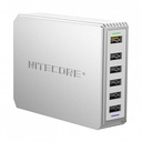 Battery Charger: Nitecore UA66Q, 6-Port Quick Charge USB Adapter, 68W