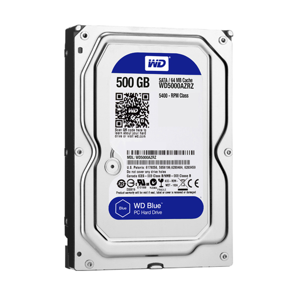 HDD: Western Digital, 500GB, 3.5" for Desktop