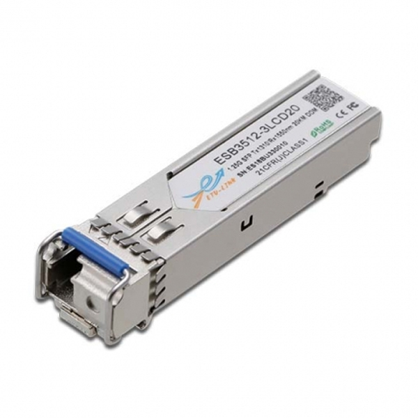 SFP: ETU 1310TX/1550RX 1.25G SM BIDI 1Core LC, 20km (Cisco 1000Base-LX comp)