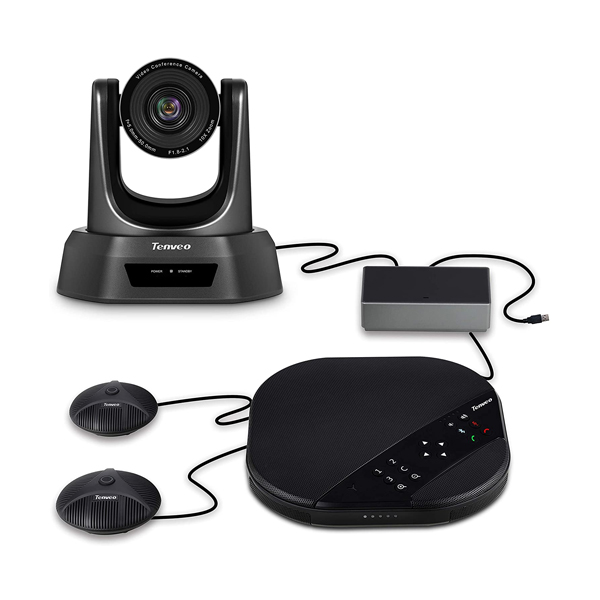 Tenveo: TEVO-VA3000Pro-E Video Conferencing Solution, 10x PTZ, Audio 10m  w/2 Expansion Mics, for up to 25 participants