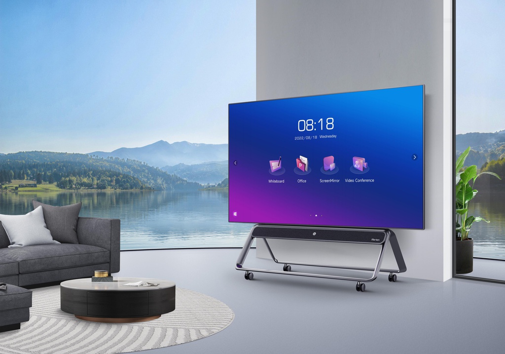 Smart Board: Horion Interactive Display 135" LED, COB , Multi touch, 2x20W Speaker, OPS, Stand