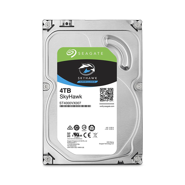 HDD: Seagate Skyhawk, 4TB, SATA3, for NVR